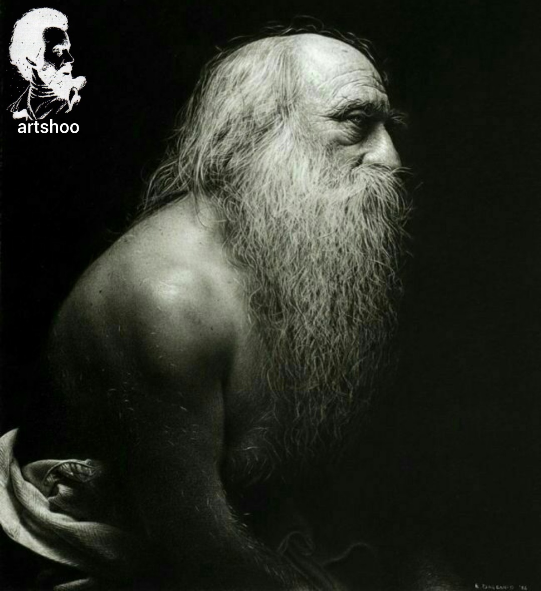 سیاه قلم مدل مداد سفید